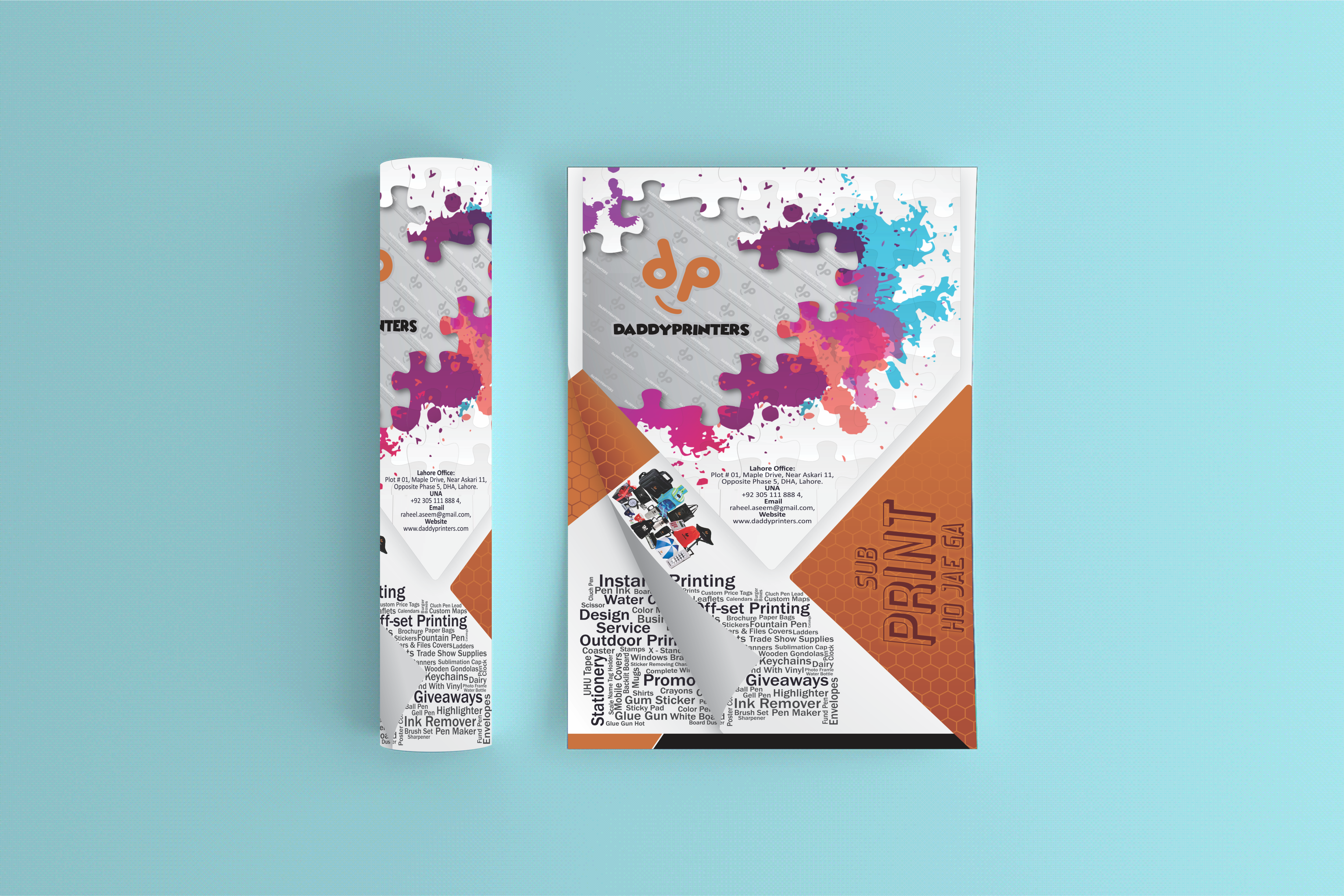 Trifold Brochure 8 x 8